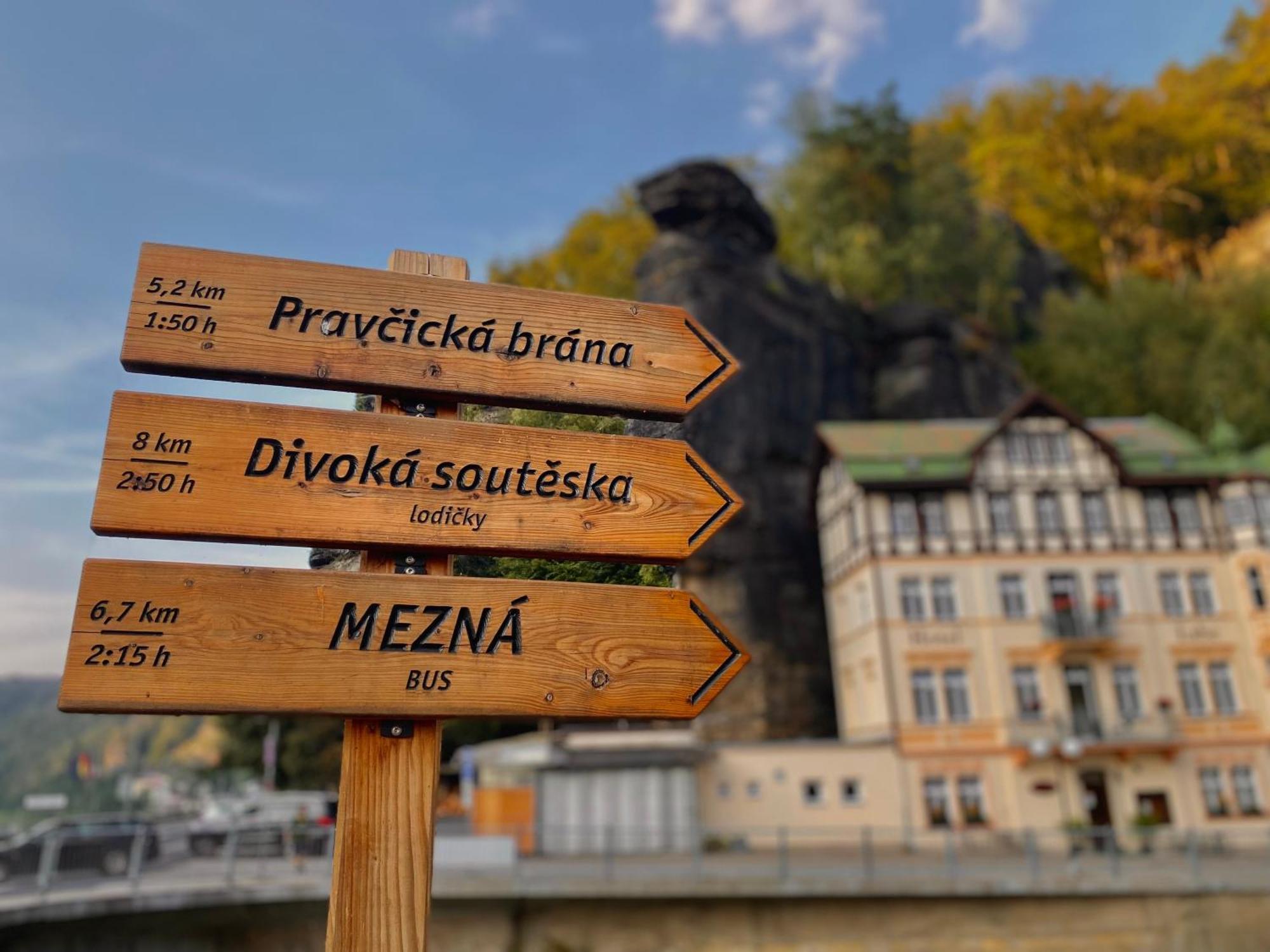 Hotel Labe Hřensko Kültér fotó